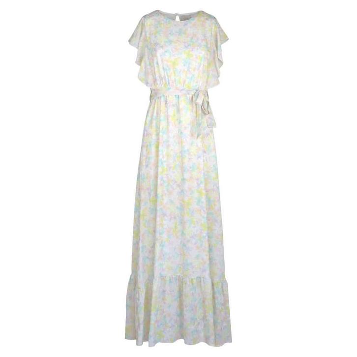 Verysimple • maxi jurk bloemen • XS (IT40), Kleding | Dames, Jurken, Wit, Nieuw, Maat 34 (XS) of kleiner, Verzenden