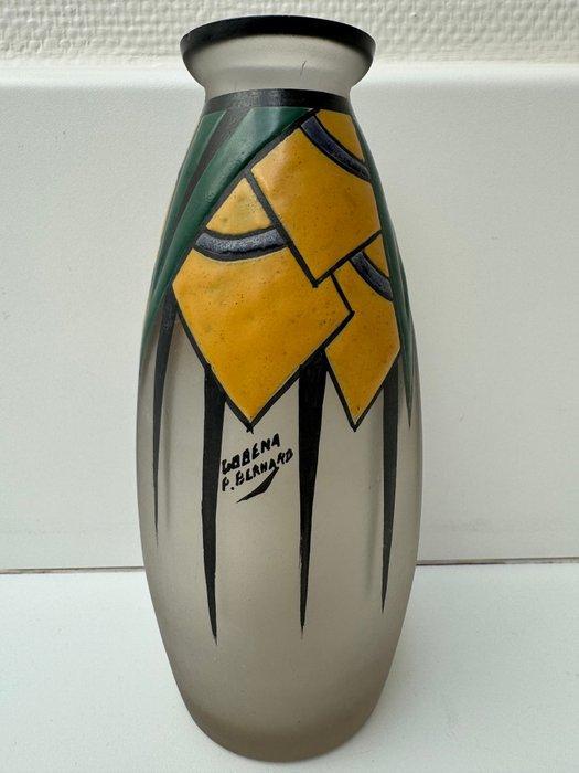 Scailmont , Verreries de - Paul Bernard - Vaas - Gobena -, Antiek en Kunst, Antiek | Glas en Kristal