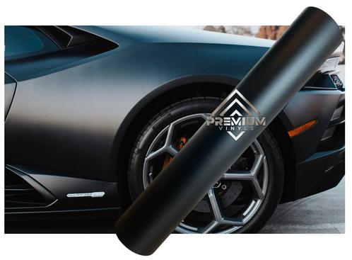 Kwaliteit mat zwart wrapfolie voor auto &amp; interieur, Auto diversen, Autostickers, Ophalen of Verzenden
