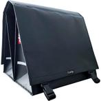 Clarijs Dubbele Fietstas XL PVC 46L met uitsparing matt zwar, Verzenden, Nieuw
