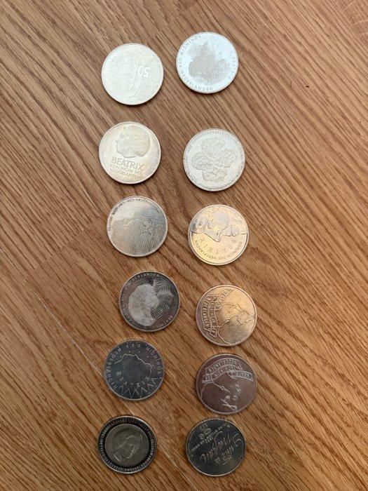 Nederland. 50 Gulden 1982 t/m 1998, 12 stuks (Zonder, Postzegels en Munten, Munten | Nederland