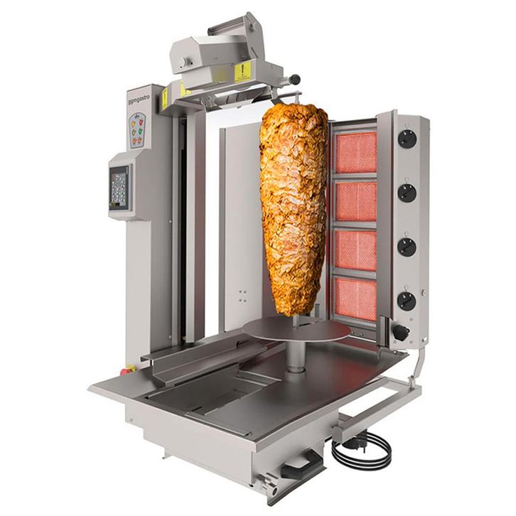 GGM Gastro | Gas döner robot - 4 branders - max. 95 kg |, Zakelijke goederen, Horeca | Overige, Verzenden
