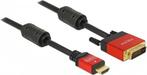 DeLOCK premium DVI-D Single Link - HDMI kabel - 2 meter, Verzenden, Nieuw