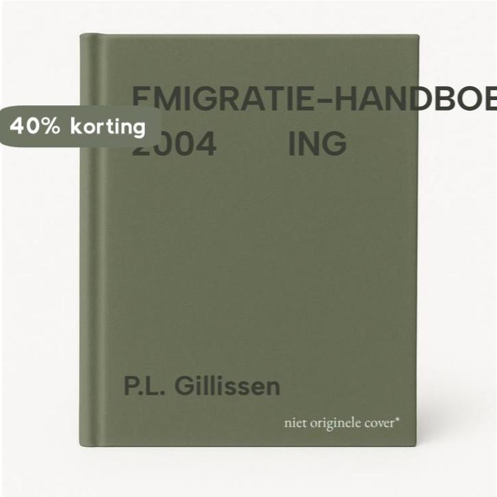 EMIGRATIE-HANDBOEK 2004       ING 9789074646253, Boeken, Wetenschap, Gelezen, Verzenden