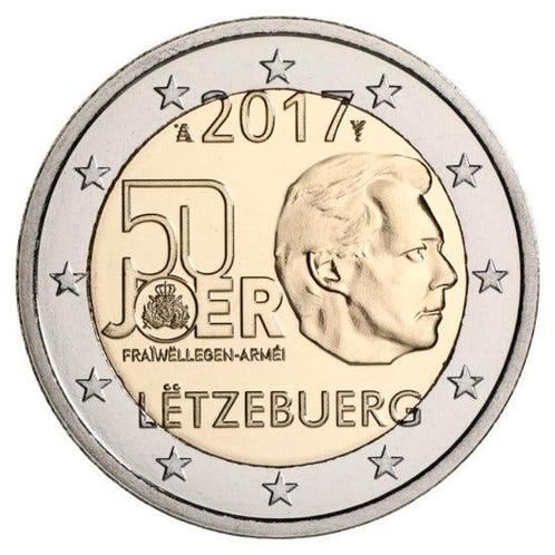 Luxemburg 2 Euro Leger 2017, Postzegels en Munten, Munten | Europa | Euromunten, Verzenden