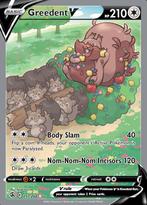 Greedent V 257/264 alternative art (Fusion Strike), Hobby en Vrije tijd, Verzamelkaartspellen | Pokémon, Ophalen of Verzenden