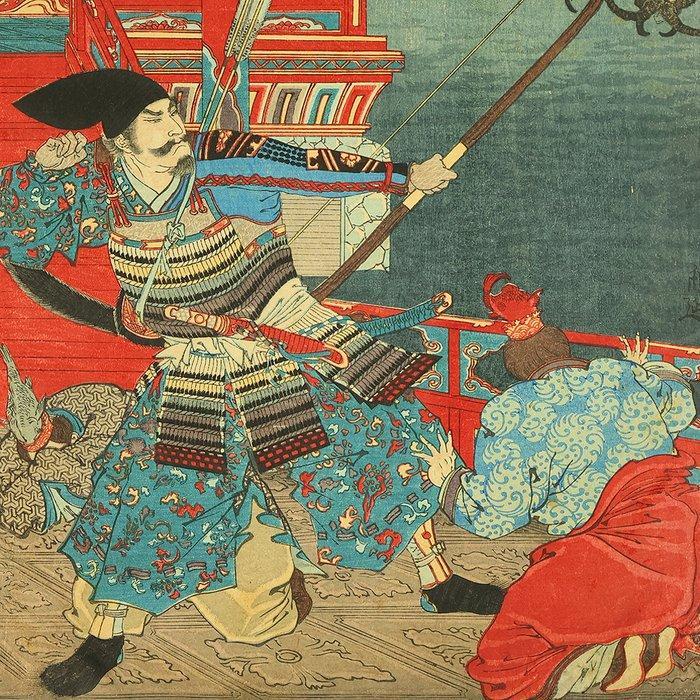 Tawara Fujiwara no Hidesato Mukade Taiji, Antiek en Kunst, Antiek | Overige Antiek