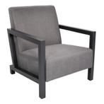 Loungestoel Verona - antraciet, Huis en Inrichting, Stoelen, Ophalen of Verzenden, Nieuw