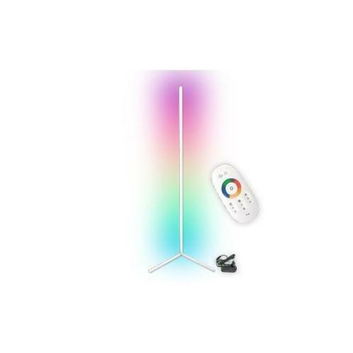 Ambient hoeklamp - RGB digitaal - Dimbaar - 140cm - Wit, Huis en Inrichting, Lampen | Vloerlampen, Nieuw, Kunststof, 100 tot 150 cm