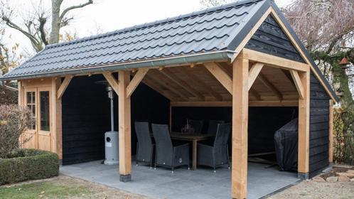 ALL-IN DEAL! Drentse kapschuur met schuur van 7x3m!, Tuin en Terras, Overkappingen, Veranda, Nieuw, Ophalen of Verzenden