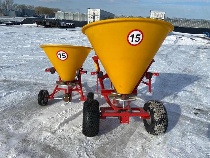 Kraffter zoutstrooier 200l getrokken, Zakelijke goederen, Agrarisch | Werktuigen