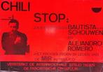 Vintage poster gericht tegen het fascisme in chili (Posters), Verzenden, Nieuw, Overige onderwerpen, Met lijst