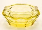 Moser & Söhne - Josef Hoffmann Art Deco Yellow Crystal Glass, Antiek en Kunst, Antiek | Glas en Kristal