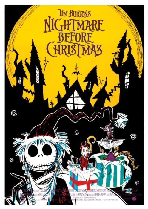 Posters - Poster Nightmare Before Christmas - Nightmare B..., Verzamelen, Muziek, Artiesten en Beroemdheden, Zo goed als nieuw