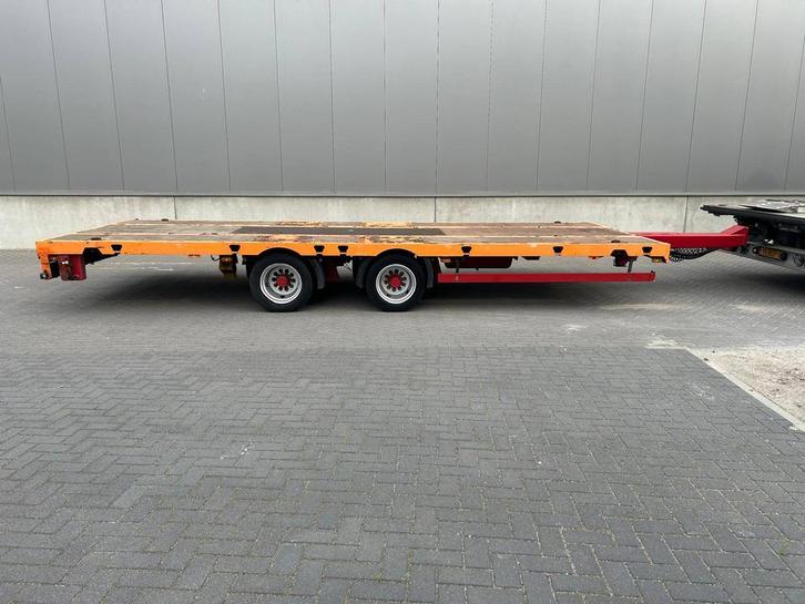 Veiling: Platte Oplegger Meusburger MP 2, Auto's, Vrachtwagens, BTW verrekenbaar, Overige brandstoffen, Overige kleuren, Aanhangers en Opleggers