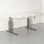 Vepa bureau, wit blad, 140x90 cm, hoogte instelbaar, Ophalen of Verzenden, Nieuw