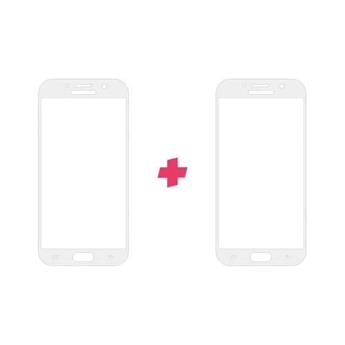 Screenprotector voor Samsung Galaxy A3 2017 Edge to Edge, Telecommunicatie, Mobiele telefoons | Toebehoren en Onderdelen, Bescherming