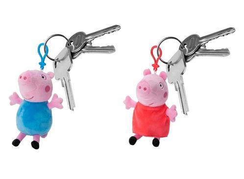 Peppa Pig Sleutelhanger Set - Peppa & George - 2 Stuks - 16, Kinderen en Baby's, Speelgoed | Overig, Nieuw, Verzenden