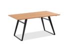 Niehoff Ebla Tafel Staal/Teak - Bruin, Ophalen of Verzenden, Nieuw