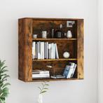 vidaXL Wandkast 80x33x80 cm bewerkt hout gerookt, Huis en Inrichting, Kasten | Overige, Verzenden, Nieuw