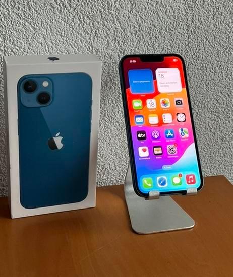 Apple iPhone 13 128GB Blauw / Garantie / Nieuwstaat, Telecommunicatie, Mobiele telefoons | Apple iPhone, Zonder abonnement, 128 GB