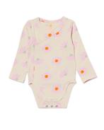 HEMA Newborn meegroei overslagromper rib met bamboe stretch, Verzenden, Nieuw