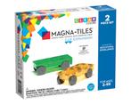 Magna Tiles - 2 stuks Cars Autos Clear Colors -, Nieuw