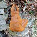 sculptuur, SITTING GLORIOUS LADY - 23 cm - Gietijzer