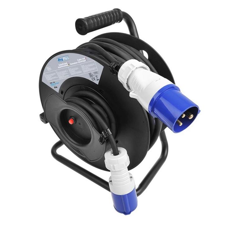 ProPlus Kabelhaspel - 25 meter - Neopreen - 3 x 1.5 mm² -.., Doe-het-zelf en Verbouw, Elektra en Kabels, Nieuw, Ophalen of Verzenden