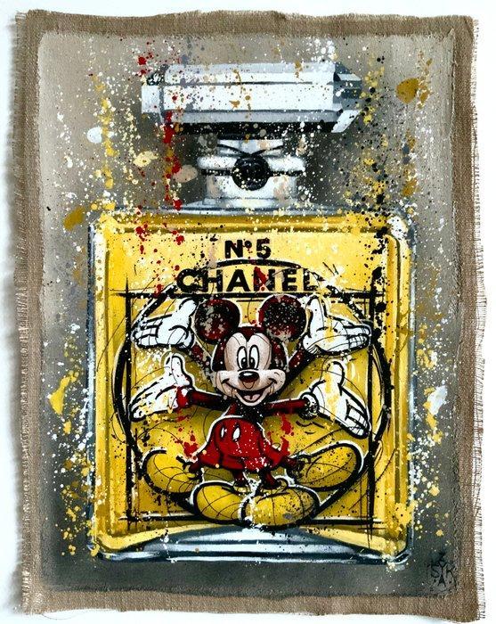 Elisée Skayzoo - Mickey de Vitruve et Chanel, Antiek en Kunst, Kunst | Schilderijen | Modern