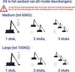 Gtrise Verstelbare Deurdranger - T/M 100KG - Large - Incl, Ophalen of Verzenden, Zo goed als nieuw