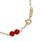 Armband - 18 karaat Geel goud Koraal, Sieraden, Tassen en Uiterlijk, Armbanden, Nieuw