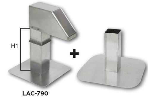 Dakdoorvoer | Aluminium | regelbaar onderstel | 12x12 cm..., Zakelijke goederen, Horeca | Keukenapparatuur, Verzenden
