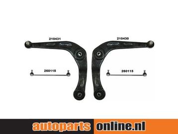 Peugeot 206 Complete draagarmen set 50-65% KORTING!