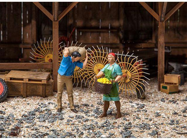 POLA 331908 1 Bauer, 1 Bäuerin (1:22,5, Figuren, Scenery), Hobby en Vrije tijd, Modelbouw | Figuren en Diorama's, Nieuw, Ophalen of Verzenden