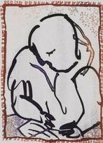 Pierre Alechinsky (1927) - Composition, Antiek en Kunst