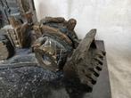 myron - Beeld, Bulldozer - 10 cm - Brons, Marmer, Antiek en Kunst