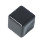 Knop Kubus zamak 20 mm mat zwart, Verzenden, Nieuw