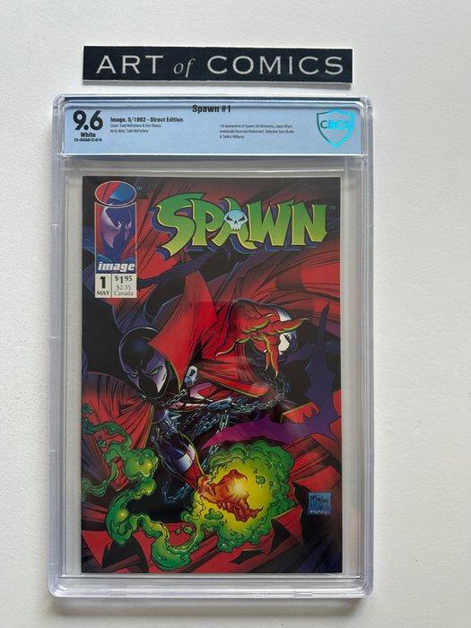 Spawn #1 - CBCS 9.6 - 1st appearance of Spawn - Pull out, Boeken, Strips | Comics