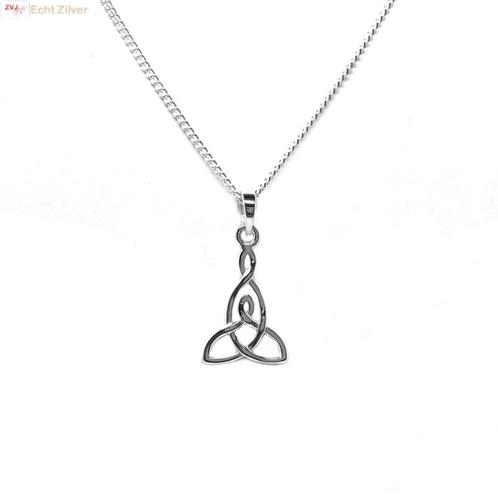 Zilveren ketting love knot moeder dochter, Sieraden, Tassen en Uiterlijk, Kettingen, Nieuw, Verzenden