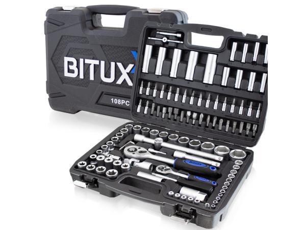 Veiling - Dopsleutelset - Met ratels - 108-delig - Zwart, Doe-het-zelf en Verbouw, Gereedschap | Handgereedschap