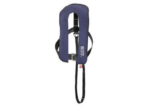 Besto 165N Reddingsvest - Navy - met harnas, Watersport en Boten, Accessoires en Onderhoud, Ophalen of Verzenden