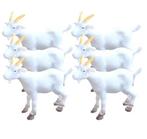 Mini Geitenbeeldjes Set – Realistische Boerderijdier Figuren