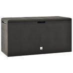 vidaXL Tuinbox 114x47x60 cm antraciet, Verzenden, Nieuw