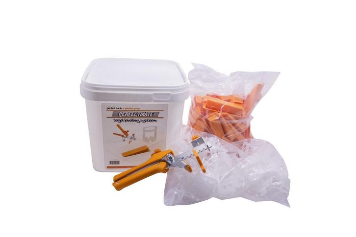 Tegel nivelleersysteem / levelling starterkit 250 stuks, Doe-het-zelf en Verbouw, Gereedschap | Handgereedschap, Nieuw, Verzenden