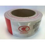 Benson Reflecterende tape - Rood en wit - 50 mm x 17 mete..., Ophalen of Verzenden, Nieuw