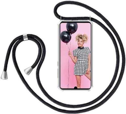 Huawei P30 Lite Crossbody Transparant TPU Hoesje met Koord, Telecommunicatie, Mobiele telefoons | Hoesjes en Frontjes | Overige merken