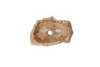 Fossiel Waskom 45x29x13  cm | Versteend Hout, Huis en Inrichting, Badkamer | Badkamermeubels, Verzenden, Nieuw, Wastafelkast