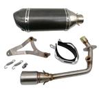 JM Tuning Uitlaat voor 4T 2V - 4T 3V (iGet Euro4 &amp;, Fietsen en Brommers, Brommeronderdelen | Scooters, Ophalen of Verzenden