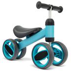 Costway Loopfiets Met 4 Wielen Blauw - Balance Bike -, Kinderen en Baby's, Speelgoed | Buiten | Voertuigen en Loopfietsen, Ophalen of Verzenden